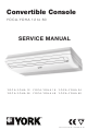 York YOCA-YOHA 12 Service Manual