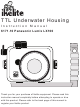 Ikelite TTL Underwater Housing 6171.10 Panasonic Lumix LX100 Instruction Manual