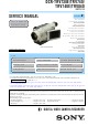 Sony DCR-TRV738E Service Manual