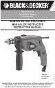 Black & Decker HD400 Instruction Manual