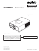 Sanyo PLC-ET30L Service Manual