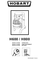 HOBART H-600 MANUAL Pdf Download | ManualsLib