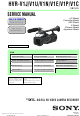 Sony HVR-V1U Service Manual