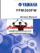 Yamaha YFM350FW Service Manual
