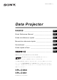 Sony VPL-CX63 Quick Reference Manual