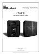 Meyer Sound PSW-6 Operating Instructions Manual