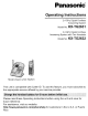 Panasonic KX-TG2631 Operating Instructions Manual