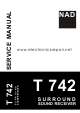 NAD T 742 Service Manual
