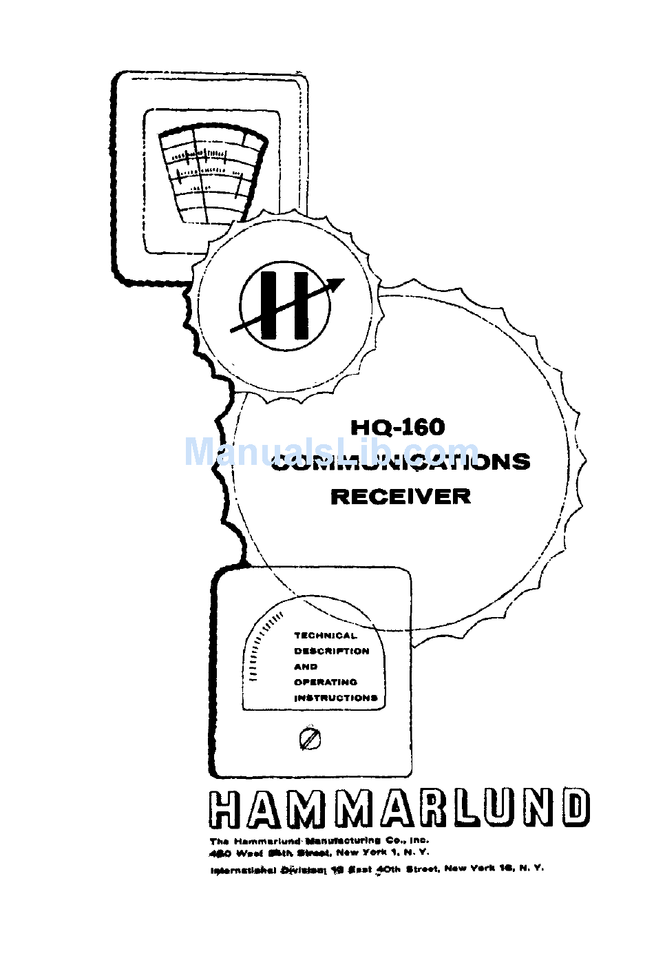 HAMMARLUND HQ-160 INSTRUCTION AND SERVICE INFORMATION Pdf Download