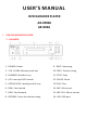 Arirang AR-909SD User Manual
