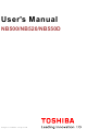 Toshiba NB520 User Manual