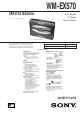 Sony WM-EX570 Service Manual