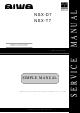Aiwa NSX-D7 Service Manual