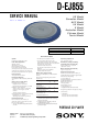 Sony D-EJ855 Service Manual