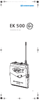 Sennheiser EK 500 G2 Instructions For Use Manual