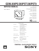 Sony Trinitron GDM-200PS Service Manual
