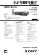 Sony SLV-798HF Service Manual