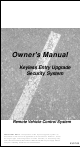 Code Alarm ROG1 Owner's Manual