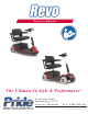 Pride Mobility REVO Owner's Manual