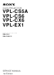 Sony VPL-CS5A Service Manual