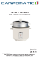 Campomatic cs180 Instruction Manual