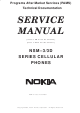 Nokia NSM–3 Service Manual