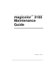 Minolta magicolor 3100 Maintenance Manual