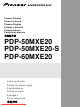 Pioneer PDP-50MXE20 Startup Manual