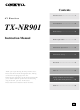 Onkyo TX-NR901 Instruction Manual