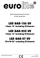EuroLite LED BAR-126 UV User Manual