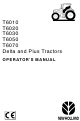 New Holland T6010 Operator's Manual