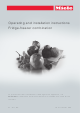 Miele KF 1801 Vi Operating And Installation Instructions