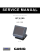 Casio QT-6100 Service Manual