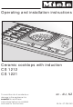 Miele CS 1212 Operating And Installation Instructions