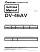 Pioneer DV-46AV Service Manual