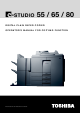 Toshiba e-studio 55 Operator's Manual For Copying Functions