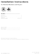 Alliance Laundry Systems 802714R4 Installation Instructions Manual