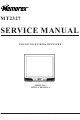 Memorex MT2327 Service Manual