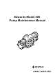 Pentair Edwards 400 Maintenance Manual