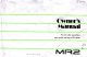 Toyota MR2 Owner's Manual