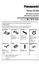 Panasonic BL-WV10A Setup Manual