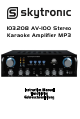 SKYTRONIC 103.208 AV-100 Instruction Manual