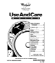 Whirlpool MH7135XE Use And Care Manual