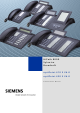 Siemens optiPoint 410 entry Administrator's Manual