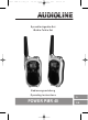 AUDIOLINE POWER PMR 40 Operating Instructions Manual