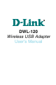 D-Link DWL-120 User Manual