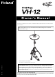 Roland VH-12 V-Hi-Hat Owner's Manual