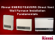 Rinnai ENERGYSAVER EX08C Installation Fundamentals