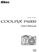 Nikon Coolpix P6000 User Manual