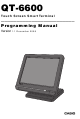 Casio QT-6600 Programming Manual